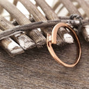 Dynamic Tension Set Princess Cut Diamond & Rose Gold Ring