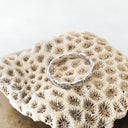 Braided Diamond and White Gold Band