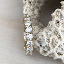 Yellow Gold 15 Diamond 3/4 Eternity Ring