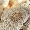 Rose Gold 17 Diamond 3/4 Eternity Band