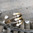 Diamond and Yellow Gold Multiband Ring
