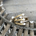 Diamond and Yellow Gold Multiband Ring