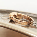 Organic Flow Rose Gold and Diamond Ring