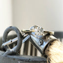 Four Claw Solitaire, Yellow Gold, Diamond Ring