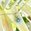 Knotted Bale Aquamarine Pendant