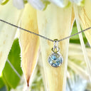 Knotted Bale Aquamarine Pendant