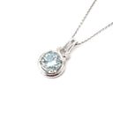    Knotted Bale Aquamarine Pendant