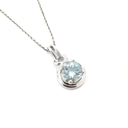    Knotted Bale Aquamarine Pendant