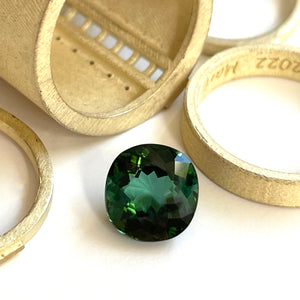 Tourmaline - Green Modified Oval Cut - 3.26ct