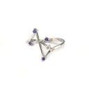 Southern Cross White Gold Tanzanite and Diamond Ring