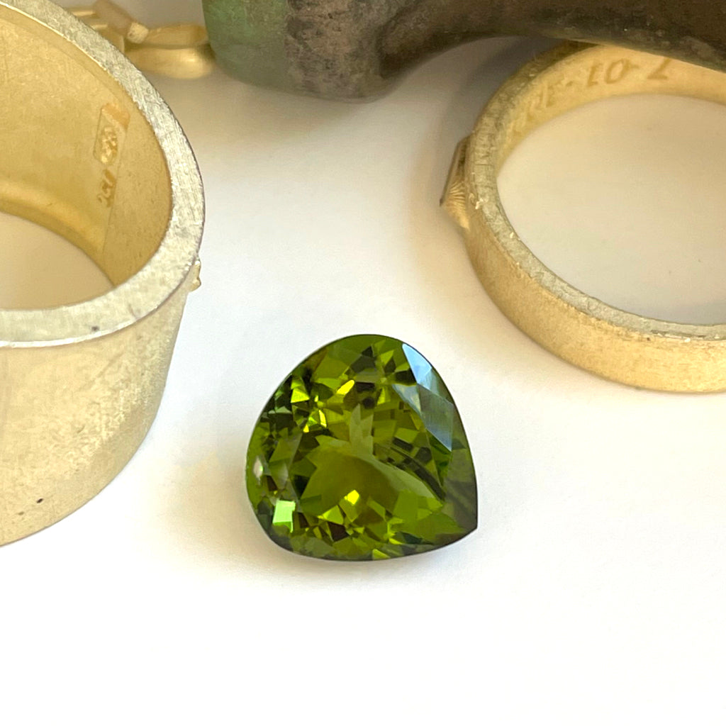 Tourmaline - Green Modified Pear Cut - 4.33ct