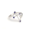 Southern Cross White Gold Tanzanite and Diamond Ring