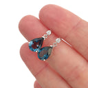London Blue Topaz and Diamond Earrings