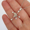 Map of Africa Diamond Southern Cross Pendant