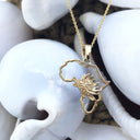 Map of Africa Protea Pendant