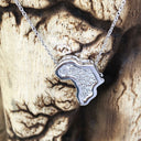 Map of Africa Slider Pendant with White Diamonds