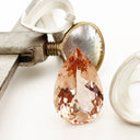 Morganite - Peach Pear Cut - 14.29ct