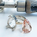 Morganite - Peach Pear Cut - 5.97ct