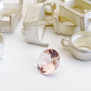 Morganite - Peachy Pink Round Cut - 2.00ct