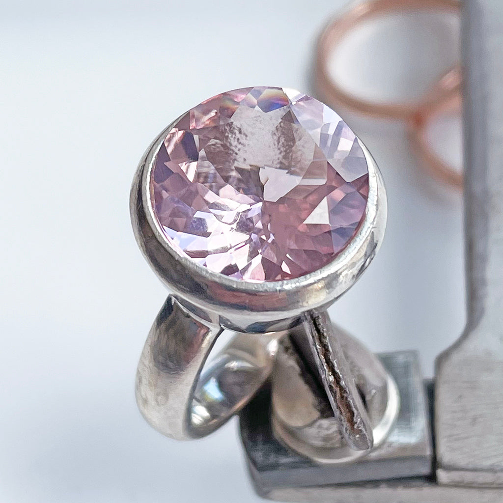 Morganite - Pink Round Cut - 6.87ct