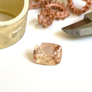 Morganite - Peach Cushion Cut - 1.85ct