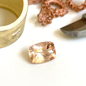 Morganite - Peach Cushion Cut - 1.85ct