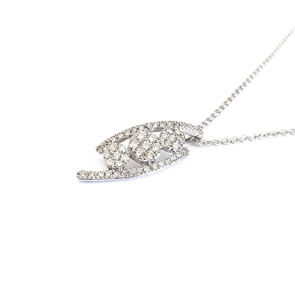 Multiple Diamond Cluster Pendant
