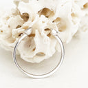 Open White Gold Double Bezel 2,5mm Diamond Stacking Ring