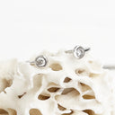 Open White Gold Double Bezel 2,5mm Diamond Stacking Ring