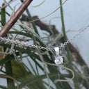 Petite 4 Claw white Gold Diamond Pendant