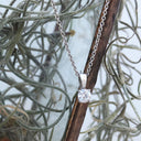 Petite 4 Claw white Gold Diamond Pendant