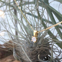 Petit Yellow Gold 4 Claw Diamond Pendant