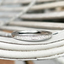 Petite Half Eternity Prong Set Diamond Ring Rich text editor