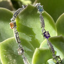 Rainbow And Diamond Studded Bracelet