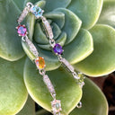 Rainbow And Diamond Studded Bracelet