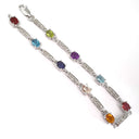 Rainbow And Diamond Studded Bracelet