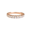 Rose Gold 19 Diamond 34 Eternity Band