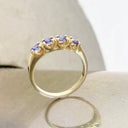 Secret Hearts Tanzanite Yellow Gold Ring