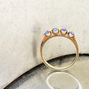 Secret Hearts Tanzanite Yellow Gold Ring
