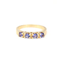 Secret Hearts Tanzanite Yellow Gold Ring