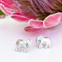 Silver Elephant Earrings
