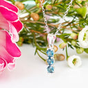 Silver Trilogy London Blue Topaz Pendant
