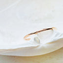 Slim Rose Gold Band Stacking Ring