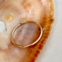 Slim Yellow Gold Band Stacking Ring