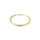 Slim Yellow Gold Band Stacking Ring