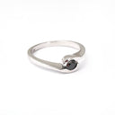 Solitaire Black Diamond Ring