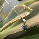 Solitaire Trilliant Cut Tanzanite Pendant