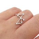 Southern Cross Diamond White Gold Ring