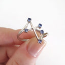 Southern Cross Tanzanite White Gold Ring