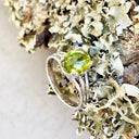 Stunning Oval Cabochon Peridot Ring